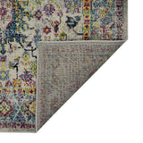 Amer Montana MON-3 Gray / Orange area rug - back view