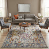 Amer Montana MON-3 Gray / Orange area rug - lifestyle view