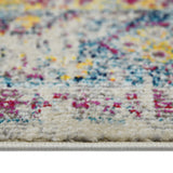 Amer Montana MON-3 Gray / Orange area rug - profile view