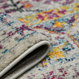 Amer Montana MON-3 Gray / Orange area rug - rolled view