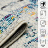 Amer Montana MON-4 Ivory / Yellow area rug - infographic view