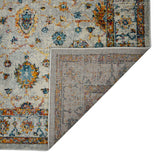 Amer Montana MON-5 Ivory / Orange area rug - back view