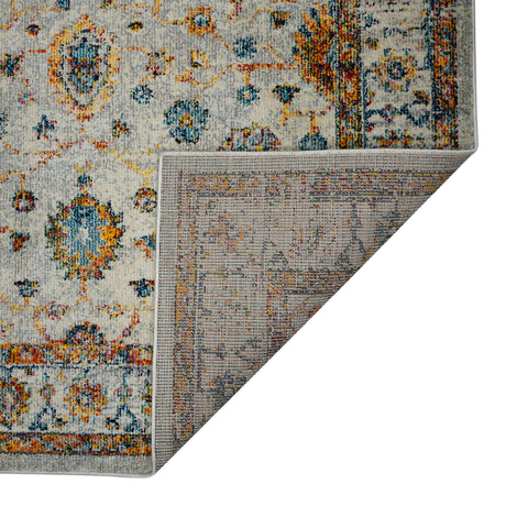 Amer Montana MON-5 Ivory / Orange area rug - back view