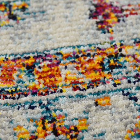 Amer Montana MON-5 Ivory / Orange area rug - close-up view