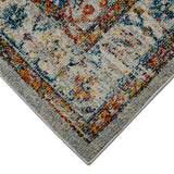 Amer Montana MON-5 Ivory / Orange area rug - corner view