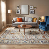 Amer Montana MON-5 Ivory / Orange area rug - lifestyle view