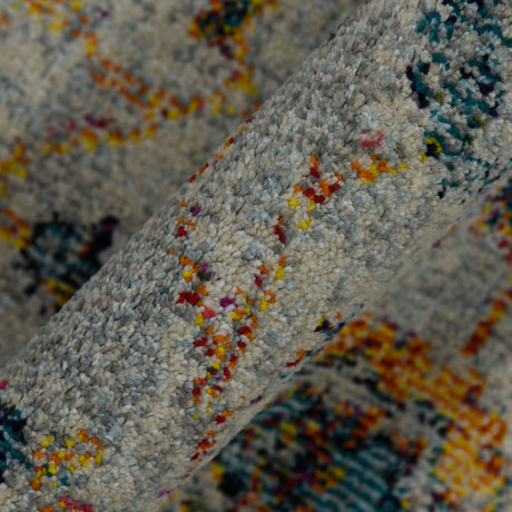 Amer Montana MON-5 Ivory / Orange area rug - color swatch view