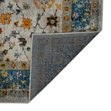 Amer Montana MON-6 Blue / Orange area rug - back view