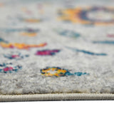 Amer Montana MON-7 Ivory / Orange area rug - profile view