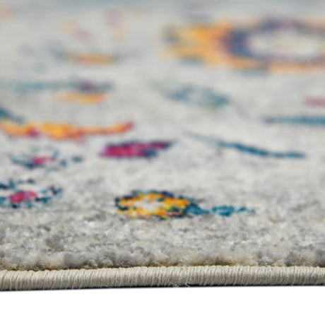 Amer Montana MON-7 Ivory / Orange area rug - profile view
