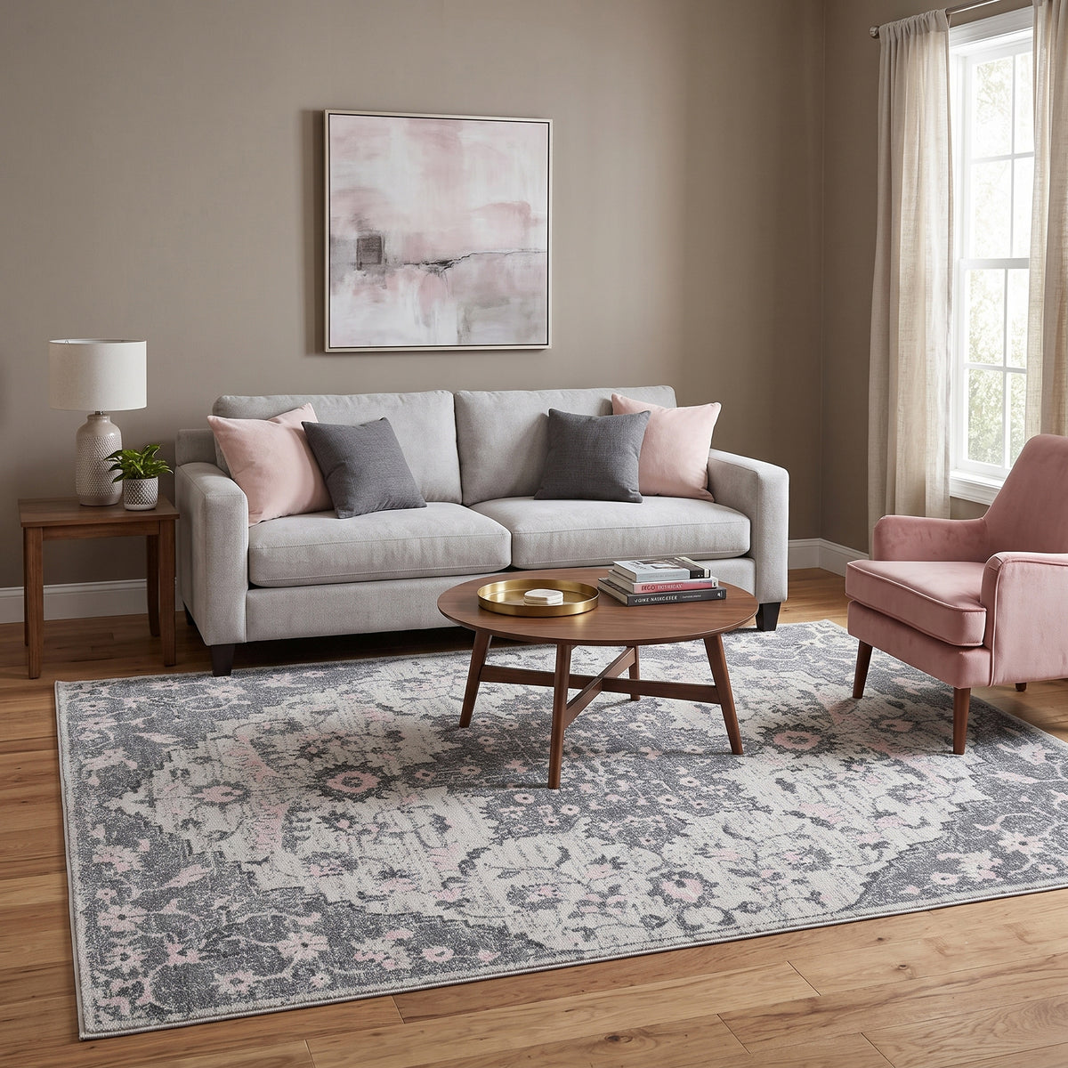 Amer Montana MON-8 Gray area rug - lifestyle view