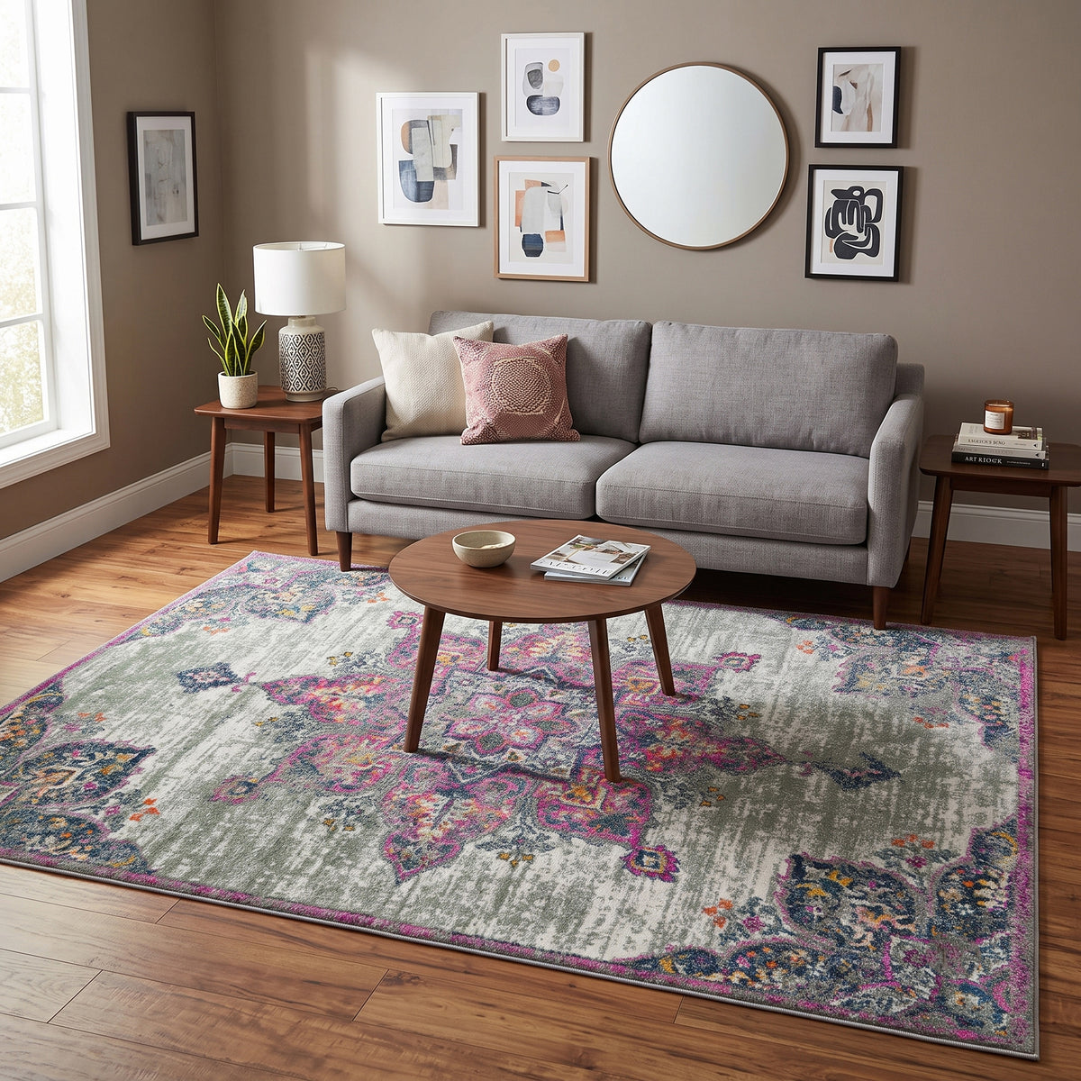 Amer Montana MON-9 Pink area rug - lifestyle view