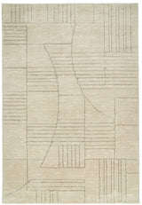 Dynamic Rugs Monroe 9800 Power Loomed Modern Beige/Grey Rug