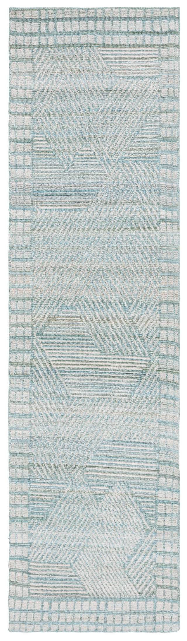 Safavieh Marquee Mrq107K Turquoise/Grey Rug.