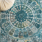Safavieh Marquee Mrq110M Aqua/Green Rug.