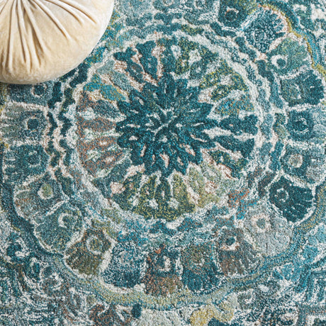 Safavieh Marquee Mrq110M Aqua/Green Rug.