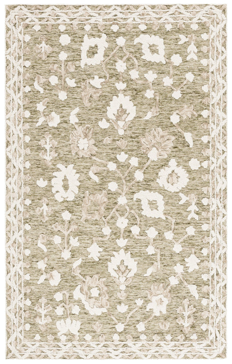 Safavieh Marquee Mrq503Y Green/Ivory Rug.