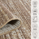 Amer Maryland MRY-10 Brown area rug - infographic view