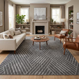 Amer Maryland MRY-2 Fossil Gray area rug - lifestyle view
