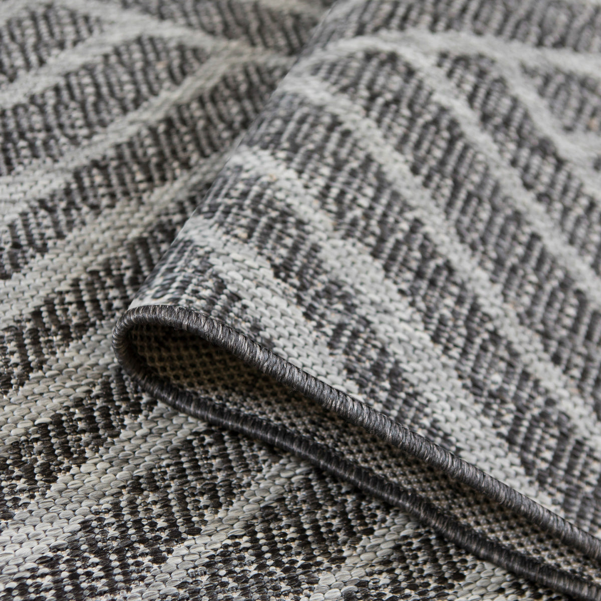 Amer Maryland MRY-2 Fossil Gray area rug - rolled view