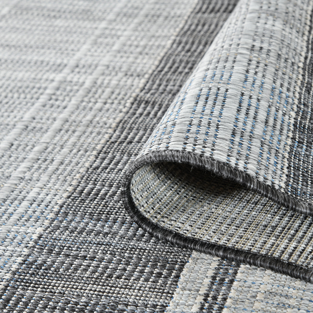 Amer Maryland MRY-7 Silver / Taupe Gray area rug - rolled view