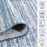 Amer Maryland MRY-8 Blue area rug - infographic view