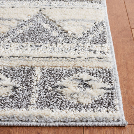 Safavieh Martha Stewart Lucia Shag Msr0750A Ivory Grey/Dark Grey Rug.