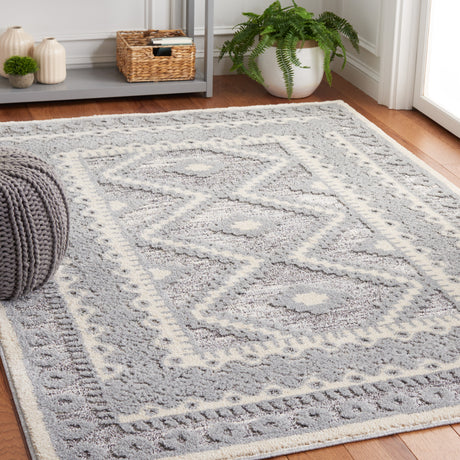 Safavieh Martha Stewart Lucia Shag Msr0751F Grey/Ivory Rug.