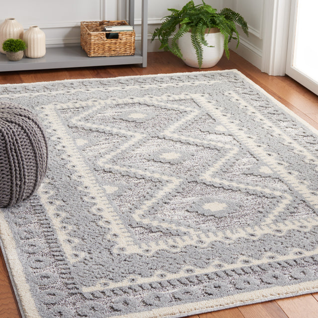 Safavieh Martha Stewart Lucia Shag Msr0751F Grey/Ivory Rug.