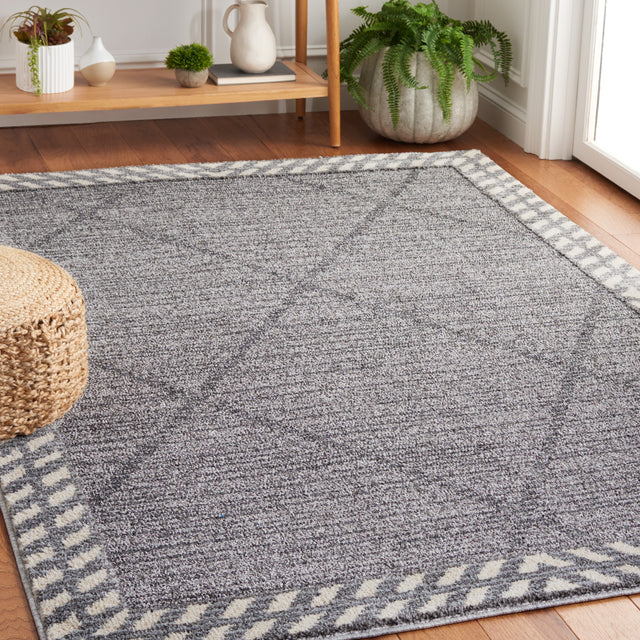 Safavieh Martha Stewart Lucia Shag Msr0752F Grey/Ivory Rug.