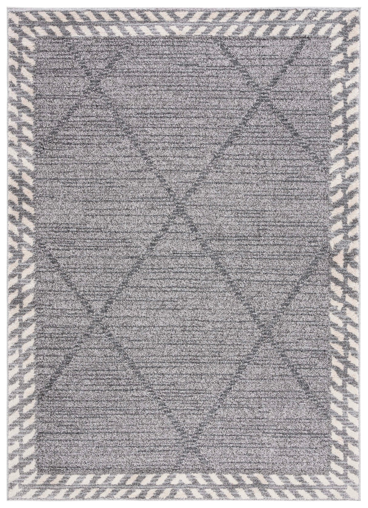 Safavieh Martha Stewart Lucia Shag Msr0752F Grey/Ivory Rug.