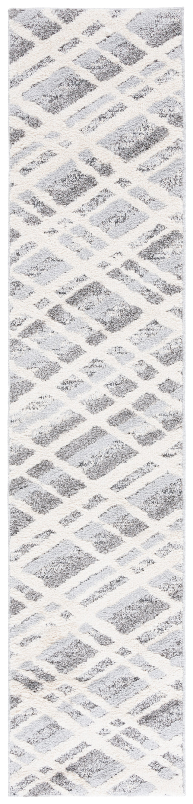 Safavieh Martha Stewart Lucia Shag Msr0753A Ivory Grey/Dark Grey Rug.