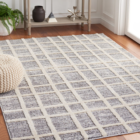 Safavieh Martha Stewart Lucia Shag Msr0755F Dark Grey/Ivory Rug.