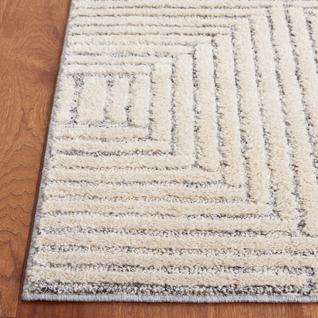 Safavieh Martha Stewart Lucia Shag Msr0756A Ivory/Grey Rug.