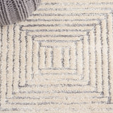 Safavieh Martha Stewart Lucia Shag Msr0756A Ivory/Grey Rug.