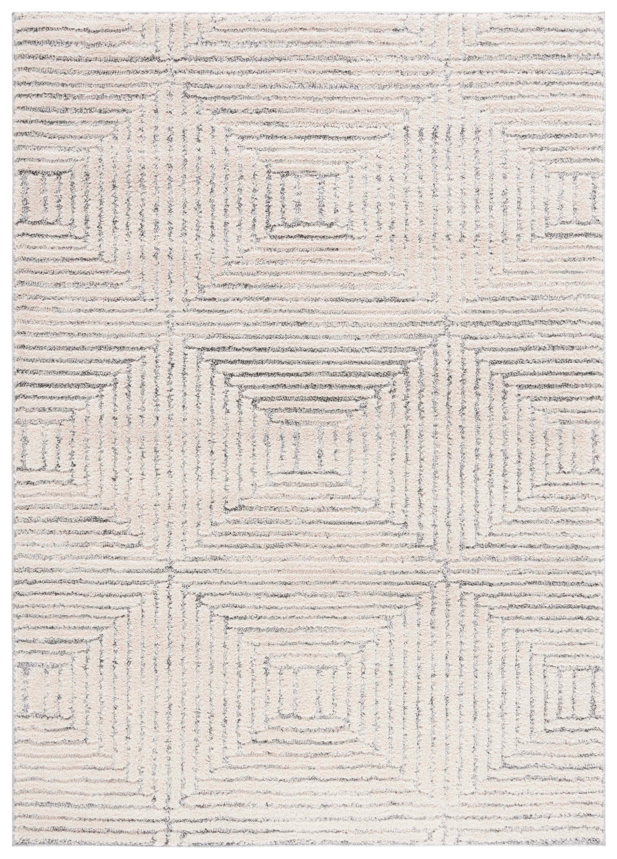 Safavieh Martha Stewart Lucia Shag Msr0756A Ivory/Grey Rug.