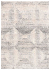Safavieh Martha Stewart Lucia Shag Msr0756A Ivory/Grey Rug.