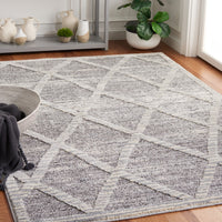 Safavieh Martha Stewart Lucia Shag Msr0757F Grey/Ivory Area Rug