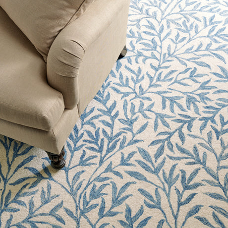 Safavieh Martha Stewart Msr3527L Ivory/Blue Rug.