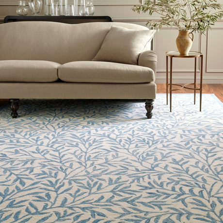 Safavieh Martha Stewart Msr3527L Ivory/Blue Rug.