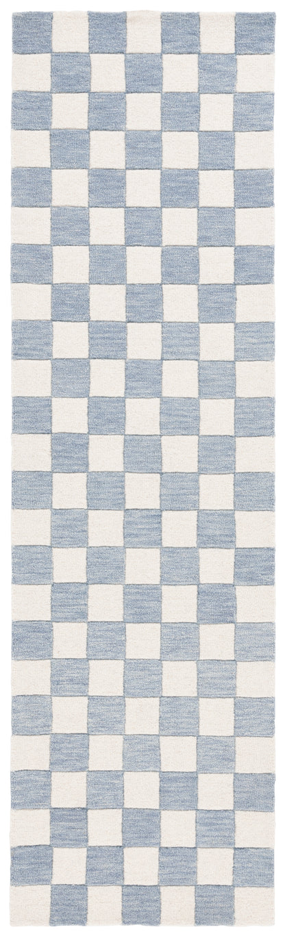 Safavieh Martha Stewart Msr4760L Light Blue/Ivory Area Rug