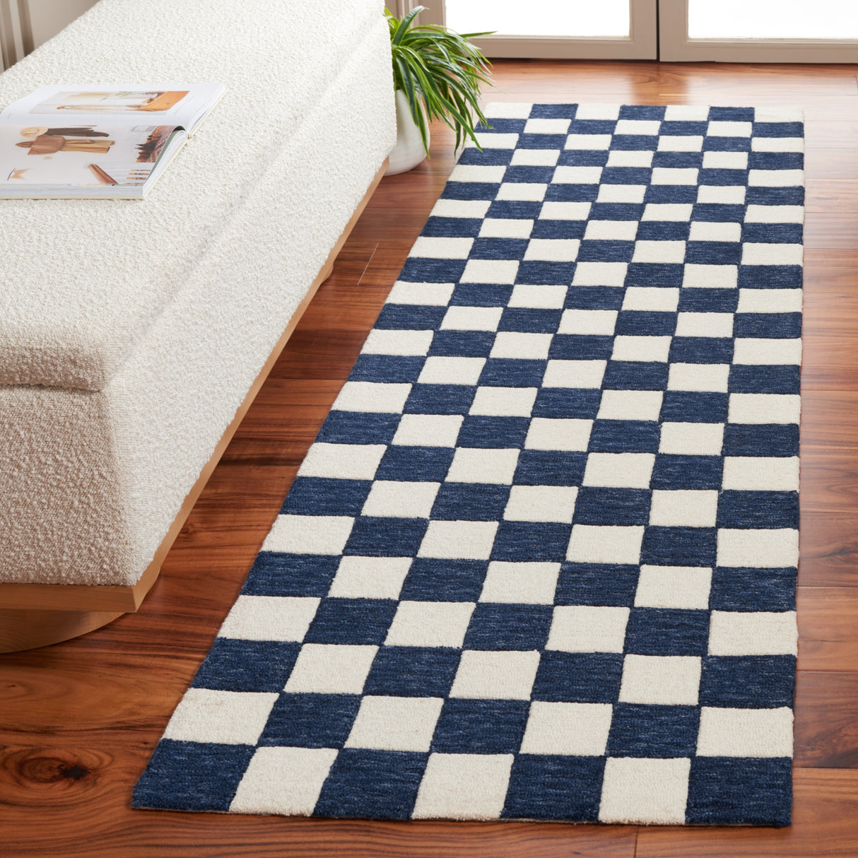 Safavieh Martha Stewart Msr4760N Navy/Ivory Rug.