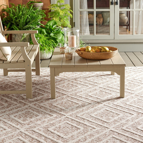 Safavieh Martha Stewart Global Msro218B Light Beige/Brown Rug.