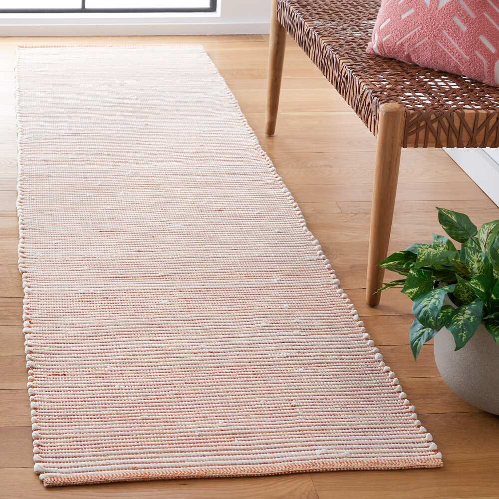 Safavieh Montauk Mtk703Q Red/Ivory Area Rug