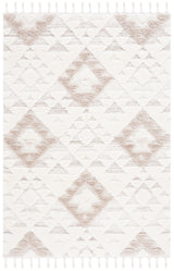 Safavieh Moroccan Tassel Shag Mts688B Ivory/Beige Rug.