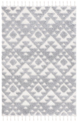 Safavieh Moroccan Tassel Shag Mts688G Grey/Ivory Rug.