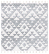 Safavieh Moroccan Tassel Shag Mts688G Grey/Ivory Rug.