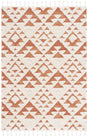 Safavieh Moroccan Tassel Shag Mts688P Ivory/Brick Rust Rug.