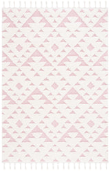 Safavieh Moroccan Tassel Shag Mts688U Ivory/Pink Rug.