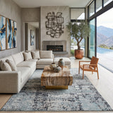 Amer Mystique MYS-27 Grayish Blue area rug - lifestyle view